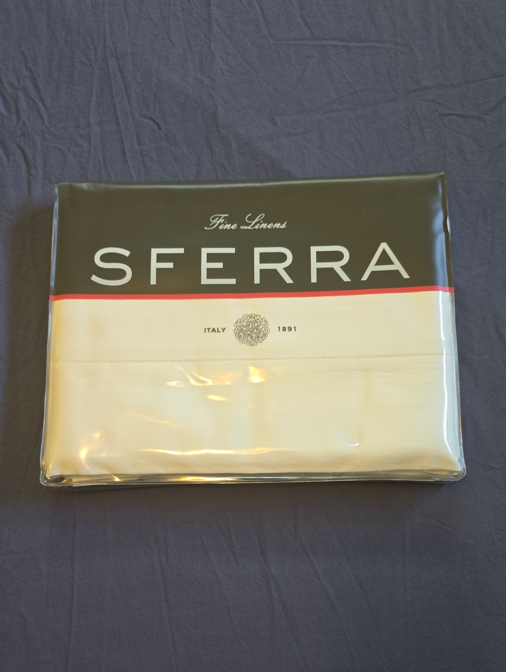 SFERRA Milos1000 100% Cotton Sateen Twin Duvet Cover